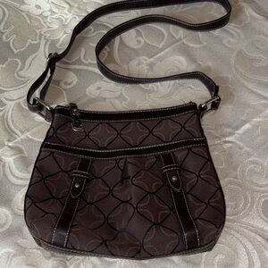 Nine West Dark Brown Crossbody Bag